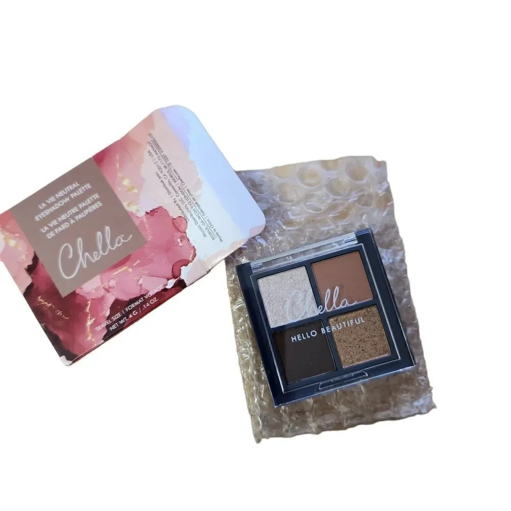 Chella Travel Size Eyeshadow Palette Matte and Pearl Eyeshadow